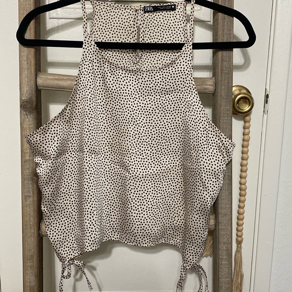 Zara Polkadot Crop-top